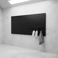 Perforated Pegboard Includes Hooks Pegboard Hook Board Wall-Attached Tool Display Panel for Auto Specialists, Garage, Workshop
