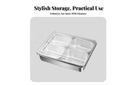 Multicompartment Topping Station Includes Lids Commercial Kitchen Supply for Caterers