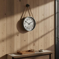 Industrial Rope Timepiece Vintage Design Timepiece Easy to Read