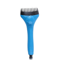 Handheld Pool Brush Connector Fitting Hose-Attached Pool Brush Black Bristles
