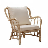 3 Pieces 3-Piece Rattan Breakfast Set Comfortable Padding 3-Piece Seating Group Pastoral Design Easy to Clean for Adults