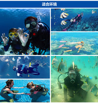 Tempered Glass Diving Mask Full Dry Snorkel Set
