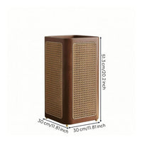 Rattan Umbrella Stand Woven Household Storage Rounded Edges for Entryway