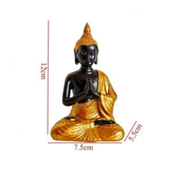 Sakyamuni Buddha Statue Resin Buddha Statue Hand-Painted Look for Altar