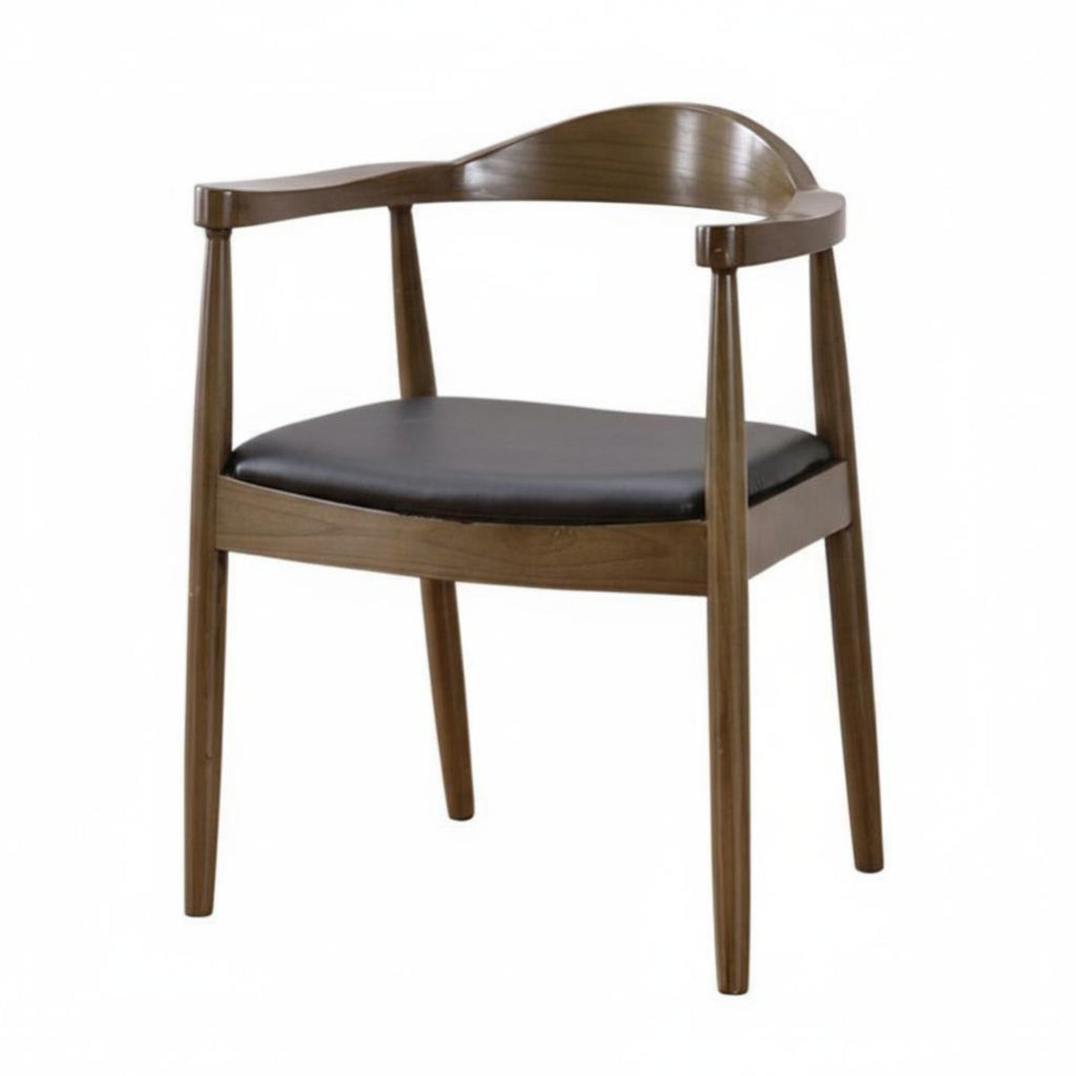 Ox Wing Chair With Supportrestsrests Upholstered Occasional Chair Minimalist Design Contoured Seat for Dining Room, Office