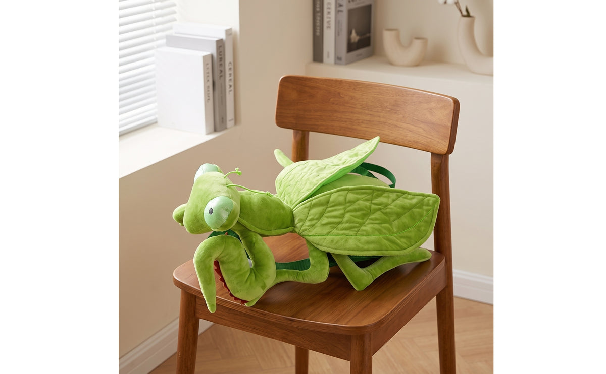 Soft Grasshopper Backpack | Novelty, stuffed Backpack, for Themed Events
