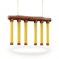 Hanging Reaction Toy with Foam Sticks Suspended Falling Sticks Game Response Stick Game Interactive Hand Eye Coordination Toy