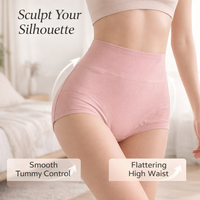 Underwear Women High Waisted Knickers Multipack with Tummy Control, Breathable Hip Lifting Design for C Section and Maternity After Birth