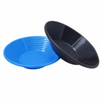 Grooved Sluice Box Gold, High Recovery Rate Sluice Box, Portable Sluice Box for Prospecting, Easy to - Round Gold Panning Pan