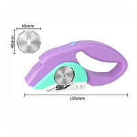 Cordless Rotary Cutter Lightweight Electric Rotary Cutter Double Discs Cutting Tool for Home, Tailoring, Workshop