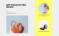 Waterproof outdoor speaker with bass