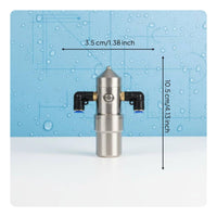Air Atomizing Spray Nozzle Adjustable Flow Industrial Mist Sprayer Wide Coverage
