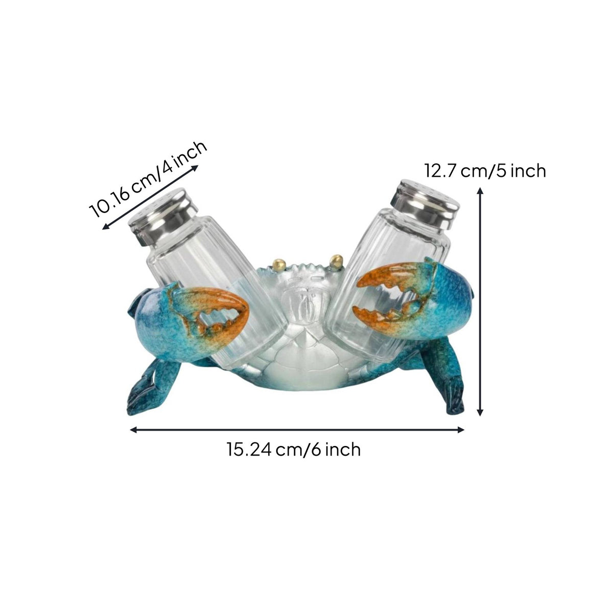 Seasoning and Pepper Holder Sturdy Construction Turtle Seasoning Shaker Holder