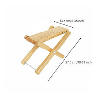 Solid Wood Wooden Guitar Footstool Stable Adjustable Guitar Foot Pedal Ergonomic Music Accessory Foldable for Performance, Practice