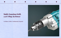 Variable speed high-power drill