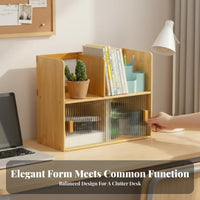 Wooden Stationery Rack with Drawers Space-Saving for Professionals