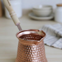 Turkish Coffee Pot Vintage Design Hammered Copper Coffee Pot Easy Pour Spout