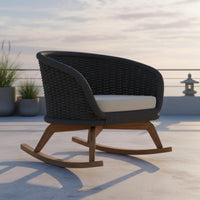 Rattan Sofa Set Waterproof Wicker Sofa Set Garden Sectional Weather-Resistant Easy to Relax for Balcony