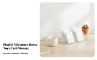 Acrylic Card Stand Tiered Organizer Space Saving for Desktop Collectors