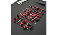 1/12 Scale RC Car Modification Kit 1/12 Scale Car Parts Easy Installation Aluminum Shock Absorber System Upgrade Kit for, off-Pavement