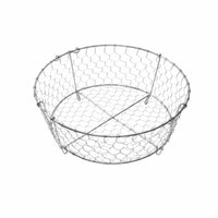 Multi Functional Polished Hanging Basket Stainless Steel Mesh Basket