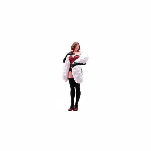 Miniature Woman Figure Highly Detailed Cloaked Female Mini Figure Collectible