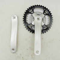 Mountain Bike Crankset with Triple Chainring 170mm Bike  Crankset with Triple Chainring for Commuting