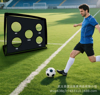 Portable 2-in-1 Five-Hole Soccer Goal with 420D Oxford Cloth, Easy Assembly, Foldable