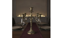 Five-Arm Candelabra Elegant Candlestick Stable for Dining Tables, Event Planners
