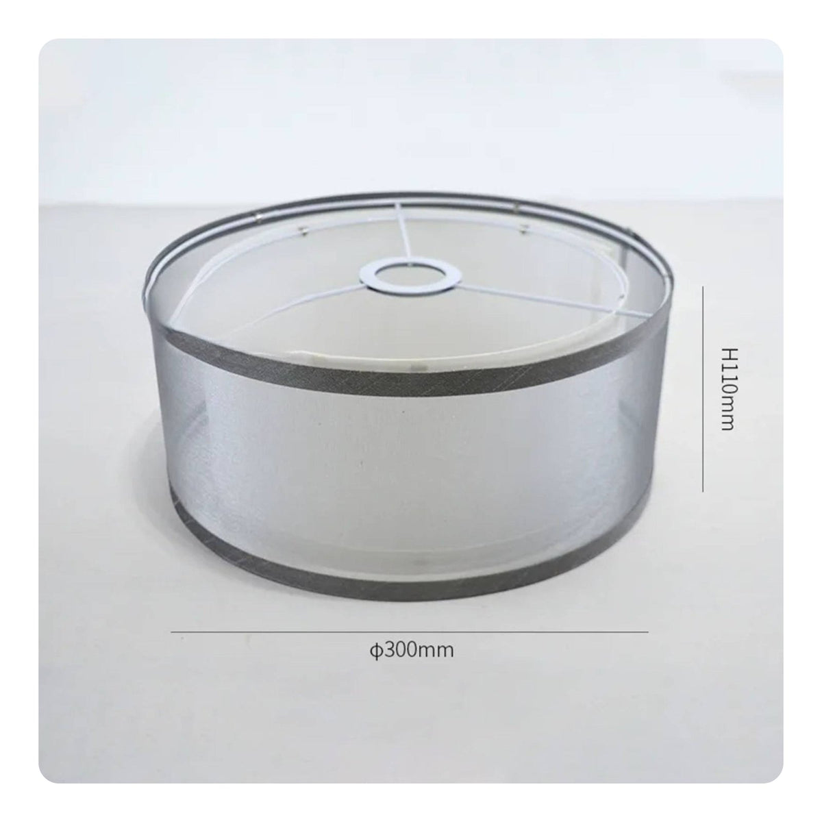 Cylindrical Lampshade Minimalist Textile Lampshade Lightweight Floor Lamp Shade for Homeowners, Interior Designers, Cafe