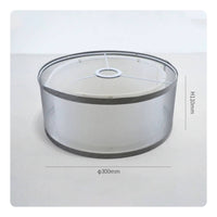 Cylindrical Lampshade Minimalist Textile Lampshade Lightweight Floor Lamp Shade for Homeowners, Interior Designers, Cafe