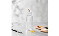 80cc Airbrush Paint Bottle with Nozzle Transparent Airbrush Paint Bottle Screw Cap Bottles Clear for Airbrushing