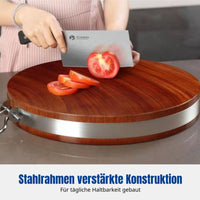 Ironwood Cutting Board Thickened Hardwood Kitchen Chopping Block Stable Wood Block Dense Structure Double-sided Application Suitable for Home Cooking Restaurant Use