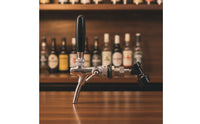 Polished Beer Keg Coupler with Lever Handle Compact Beer Tap with Handle Mechanical Keg Tap Commercial-Grade for Homebrewers