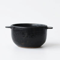 Wabi-Sabi Double Ear Ceramic Soup Bowl, 500ml