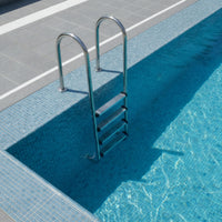 Pool Steps with Handrails Non-Slip Stainless Steel Pool Ladder Rust Resistant for Homeowners