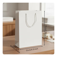 Paper Bag with Handles Laminated Finish Kraft Paper Tote Bag for Retailers