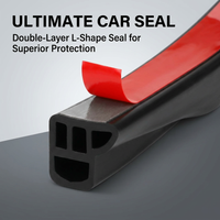 Universal Car Rubber Seal Strip, DIY Car Door Seal, Automotive Repair Door Seal, #variant:5 meters