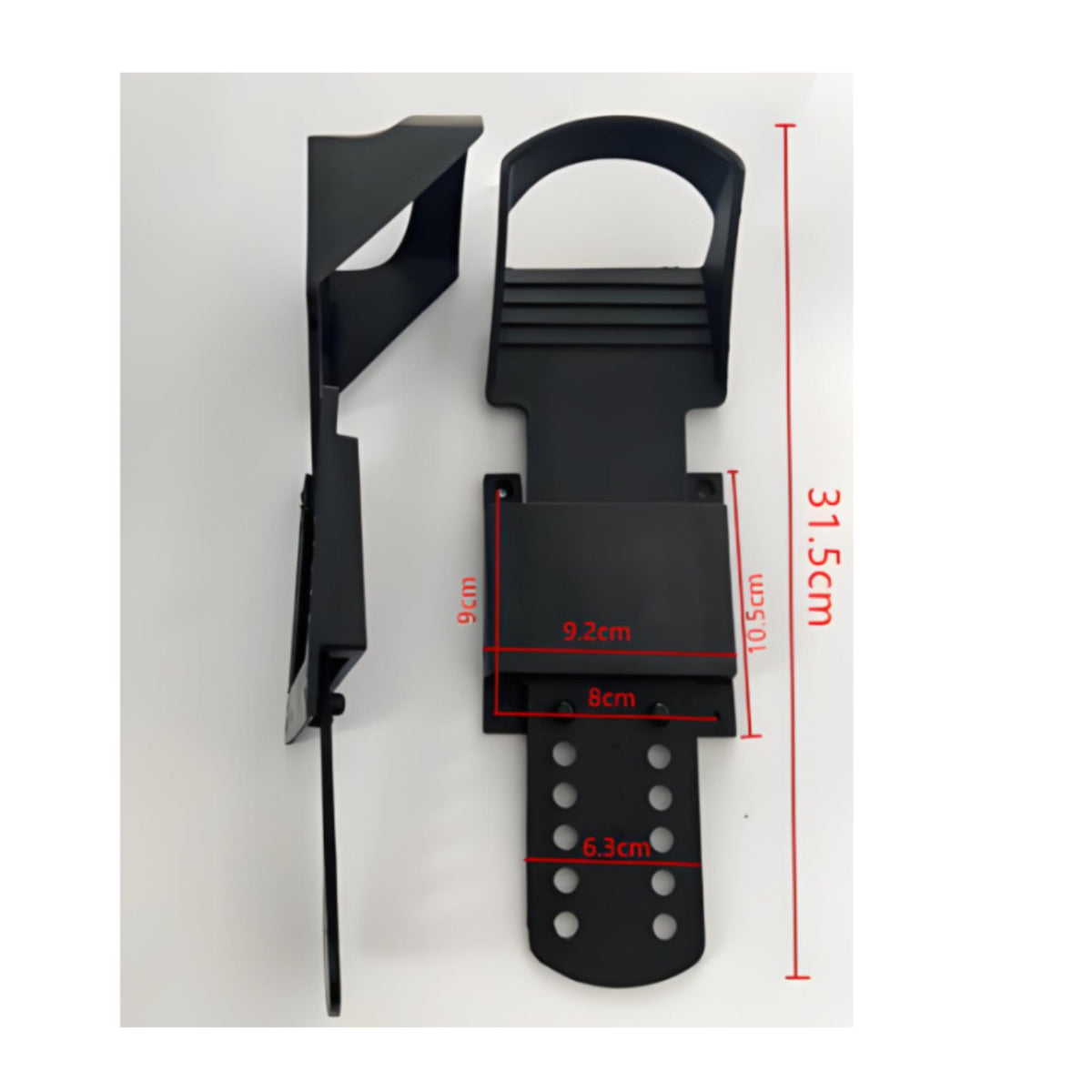 2 Pieces Rowing Machine Foot Pedals Construction Rowing Machine Pedals Ergonomic Design Rower Footplates for Home Gym