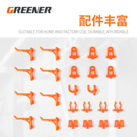 GREENER Plastic Tool Pegboard for Workshop Storage