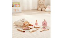 Wooden Makeup Toy Set Pretend Play Makeup Set Portable for Kids, Young Children