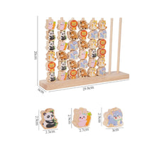 Educational Wooden Creature Stacker Fine Movement Skills Circular Piece Stacking Toy Safe Materials Counting Game for Toddlers