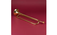 Bugle Playable Gold Bugle Musical Instrument for Drum Corps