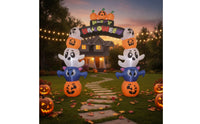 Inflatable Archway Outdoor Halloween Archway Giant Halloween Inflatable Decoration for Homeowners, Porch