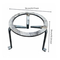 Tripod Pot Stand High Heat Resistance Tripod Pot Rack Firewood Cooking Unit Stand Barbecue, Backyard