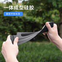 洗车店擦车收水专用刮水板碳纤纹硅胶刮水器汽车贴膜工具不伤车漆