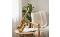 Curved    Saxophone Brass Saxophone with Bent Neck Woodwind for Home Playing