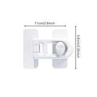 Toddler Protection Lock, No-Drill Cabinet Latch, Infant protective Drawer Lock, sticky, Multi-Purpose, Easy to Install