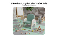 Height-Adjustable Toddler Chair Non-Slip Feet Kids Armchair Ergonomic Design