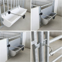 Feeder Rod with Black Knob Long-Lasting Feeder Trough Support Rod Reusable